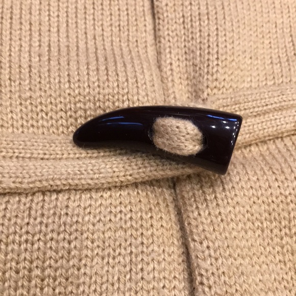 Women’s toggle button hooded button down sweater - Picture 5 of 8